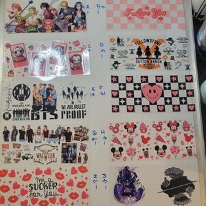 Uvdtf 16oz cup wrap bundle